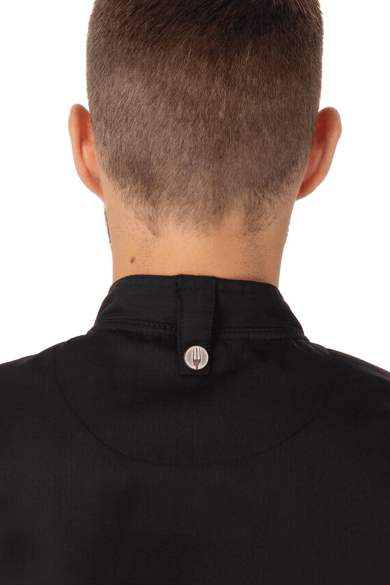 Chef Works Men's Bowden Chef Coat, Black, XX-Large - Image 3